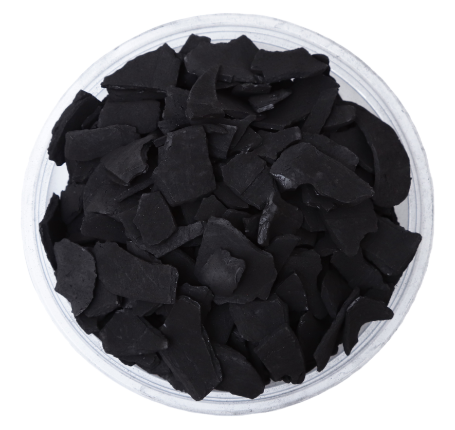 碳化料椰壳活性炭(图1) 椰壳炭化料(图1)